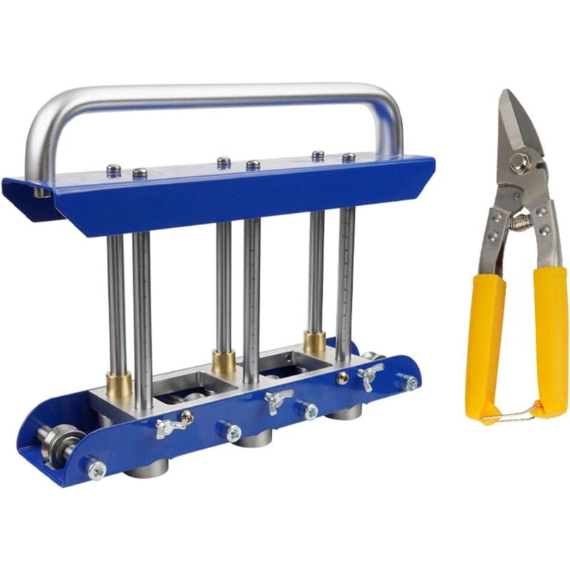 foto del prodotto rullo a tre stazioni per piegatura di metalli, piegatura a 90 gradi, piegatura da 0,3 a 1,0 mm, piegatura da 13 a 130 mm, design del rullo a v,