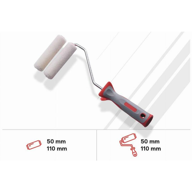 foto del prodotto rullo di vernice di velluto 110 mm utensile perfetto 193550029