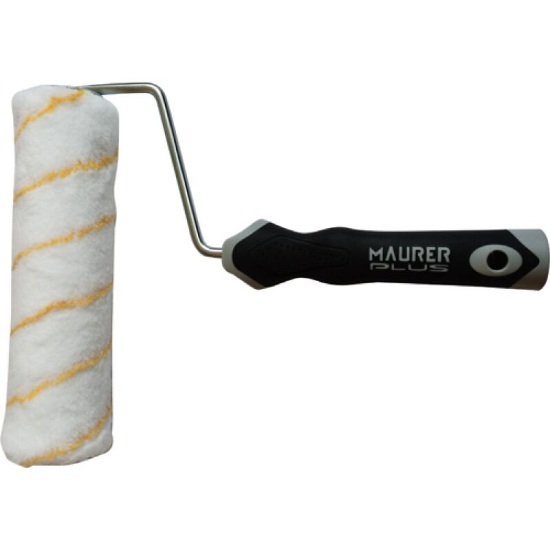 foto del prodotto rullo in poliammide pelo corto linea gialla 23cm maurer plus