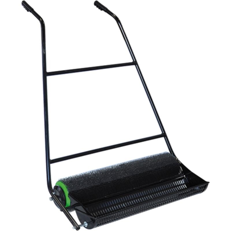 foto del prodotto rullo raccogli olive mod rac2 con vano raccolta ribaltabile rullo chiodato 70 cm consente una rapida raccolta delle olive da terra