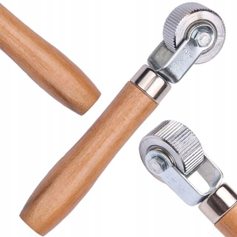 foto del prodotto rullo toppa in legno con cuscinetto largo 20 mm