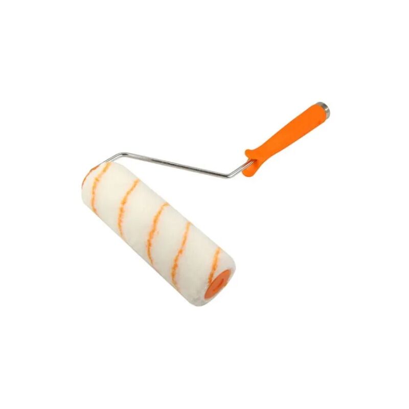 foto del prodotto rullo vernice wokin 7 e 9 poliestere acrilico per superfici ruvide ed esterne 7 17 cm