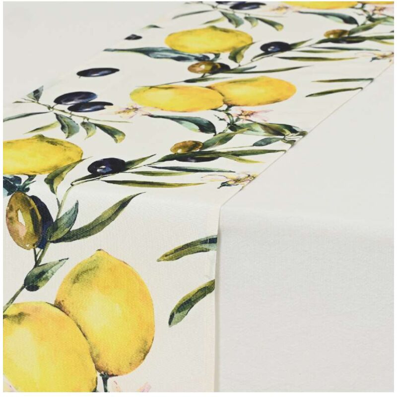 foto del prodotto runner da tavolo deco limoni