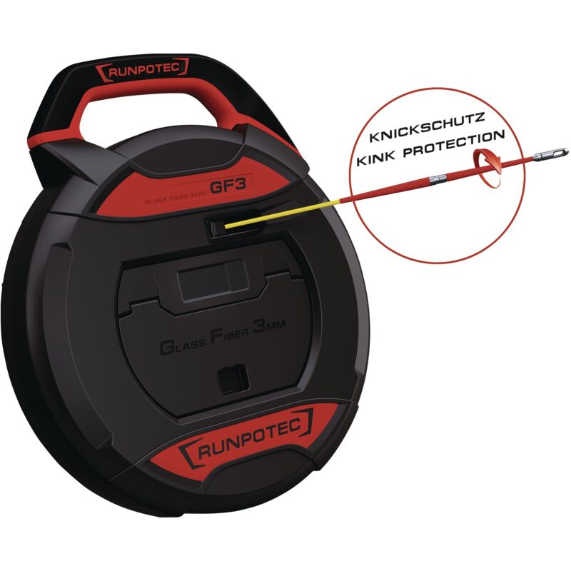 foto del prodotto runpotec tiracavi gf3 tape l.50m piegatura r.38mm o.contatore