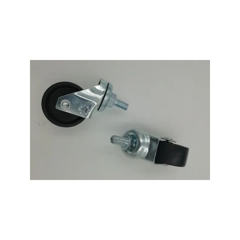 foto del prodotto ruota 220 d.40 nera filetto m8x15 art.220tb