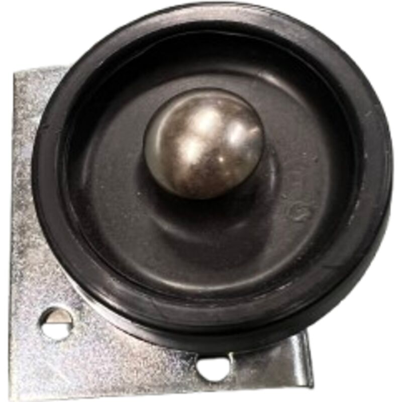 foto del prodotto ruota a staffa fissa per cassettiere 50 mm misura attacco 58 x 47 mm masidef