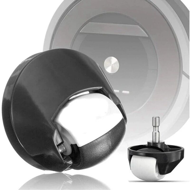 foto del prodotto ruota anteriore per roomba serie 500, 600, 700, 800, 900, e5, i7. ricambio per robot aspirapolvere. ricambio compatibile. 2 pezzi. sollbry