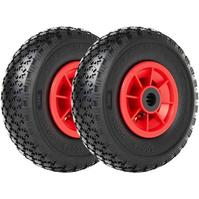 foto del prodotto ruota completa 2 pezzi 3.00 4 ht2046 per carrelli e carretti