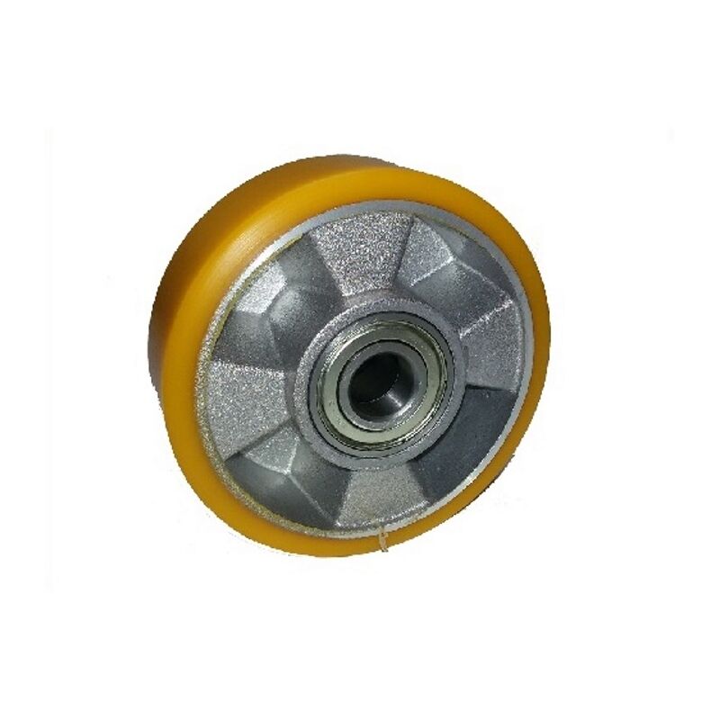foto del prodotto ruota con rivestimento in poliuretano 125x40 marca avo 18a made in italy