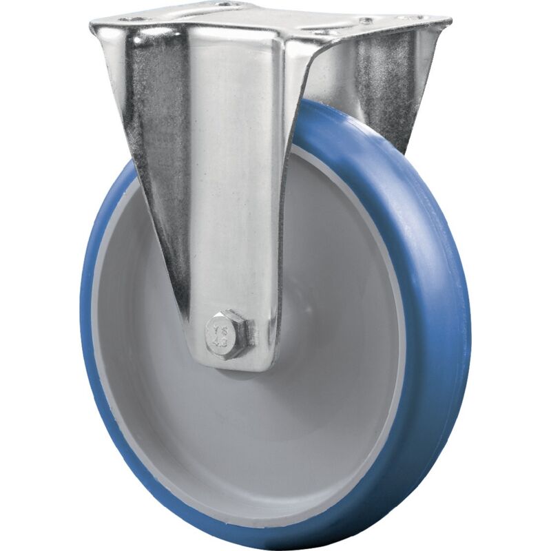 foto del prodotto ruota fissa d.125mm trgf.150kg pu piastra l104xp80mm bs rollen