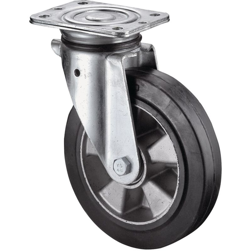 foto del prodotto ruota girevole per carichi pesanti d.250mm trgf.550kg gum.135mm 110mm bs rollen