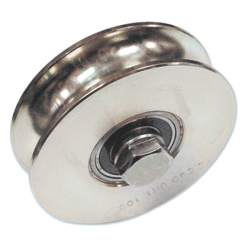 foto del prodotto ruota gola ad u per cancelli 120 mm spessore 30 mm fc 315