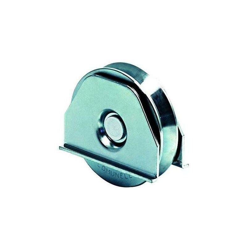 foto del prodotto ruota gola v 1 cuscinetto a sfera laterale znc mm. 120