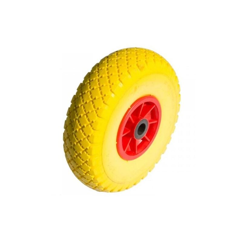foto del prodotto ruota gomma per carrello portapacchi piena in poliuretano con cuscinetto 250x75 28900