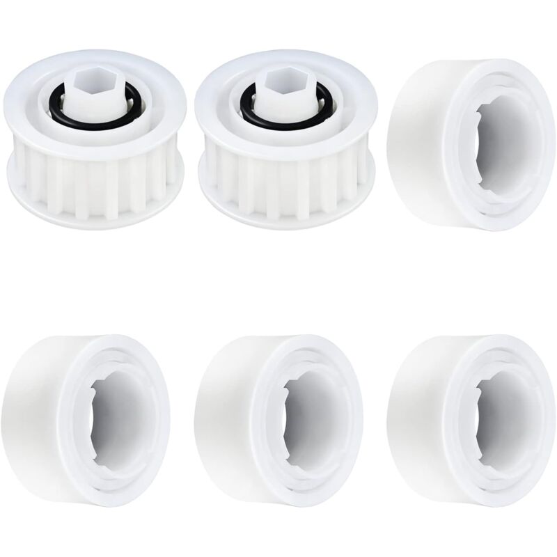 foto del prodotto ruota guida a 4 pezzi con 2 pulegge, codice articolo 3884997 r6, dolphin, accessorio per pulitore per piscine nautilus cc plus premium