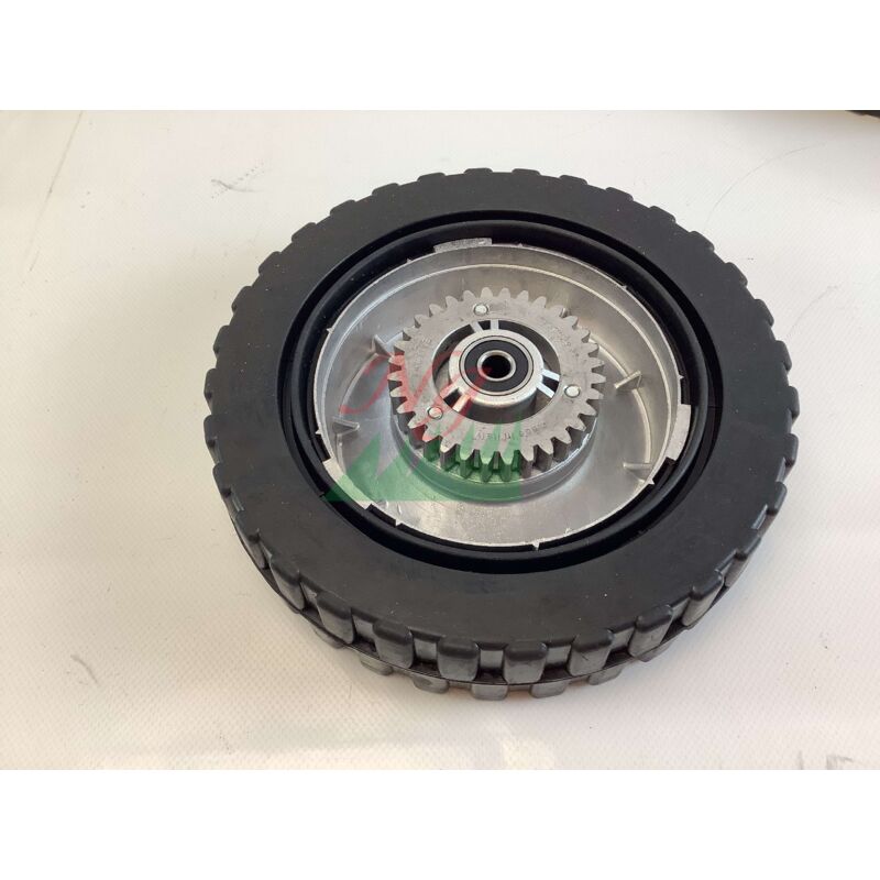 foto del prodotto ruota in alluminio con cuscinetti originale active rasaerba tosaerba 5400 050702