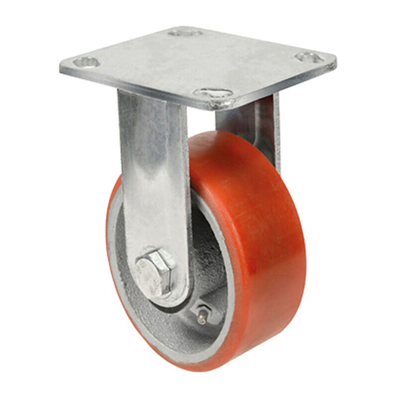 foto del prodotto ruota in poliur. fissa mm 125x32 export