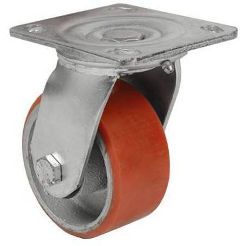 foto del prodotto ruota in poliur. girev. mm 200x50 export