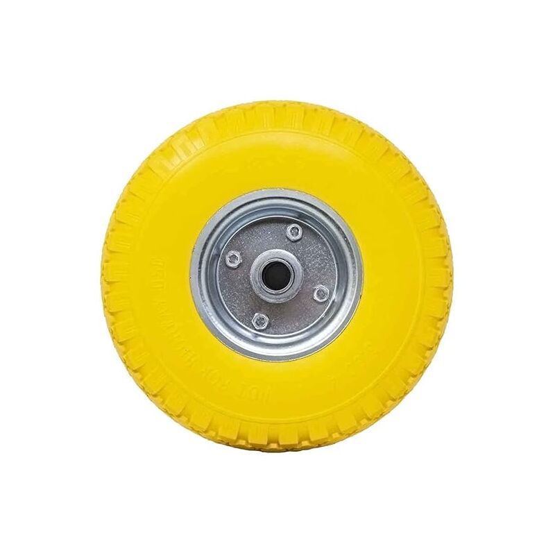 foto del prodotto ruota in poliuretano per carrelli con disco in acciaio ideal star 260x85 mm portata 120 kg