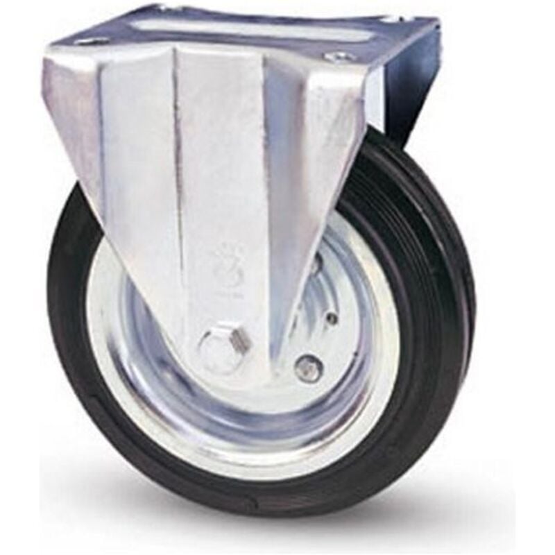 foto del prodotto ruota+industr. staffa fissa mm 250-80a