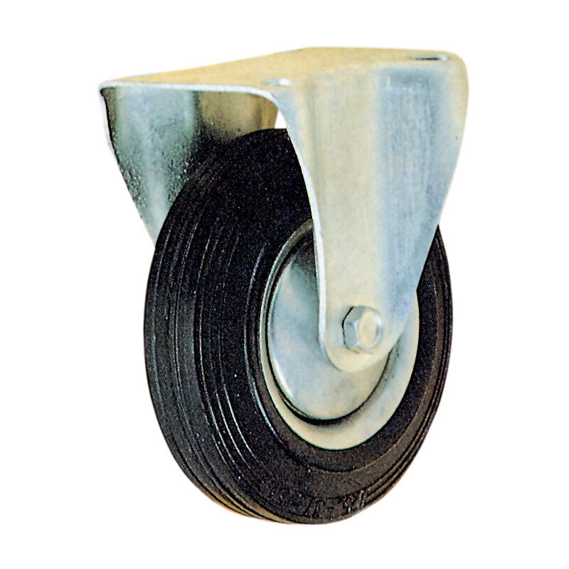 foto del prodotto ruota industriale d 125 mm piastra fissa export