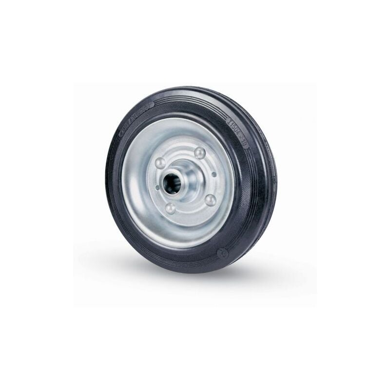 foto del prodotto ruota industriale d 180 mm gomma 112 c cuscinet