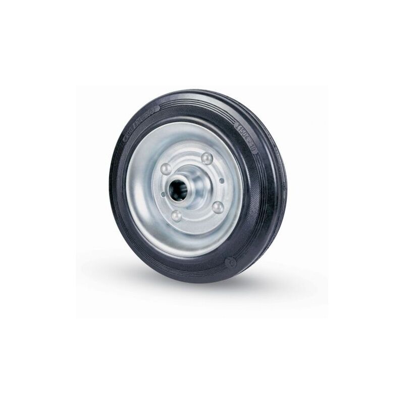 foto del prodotto ruota industriale d 200 mm gomma 112 c cuscinet