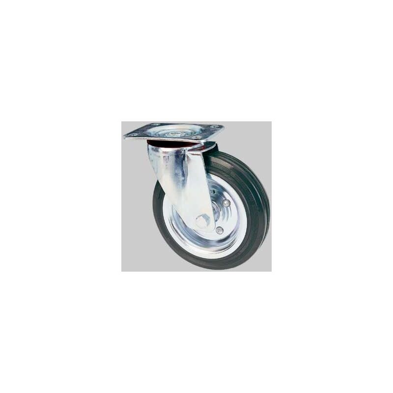 foto del prodotto ruota industriale girevole ideal star 100 mm portata 80 kg
