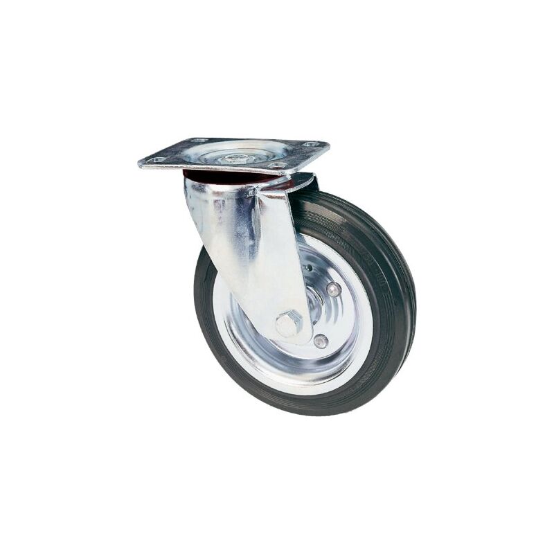 foto del prodotto ruota industriale girevole ideal star 80 mm portata 60 kg