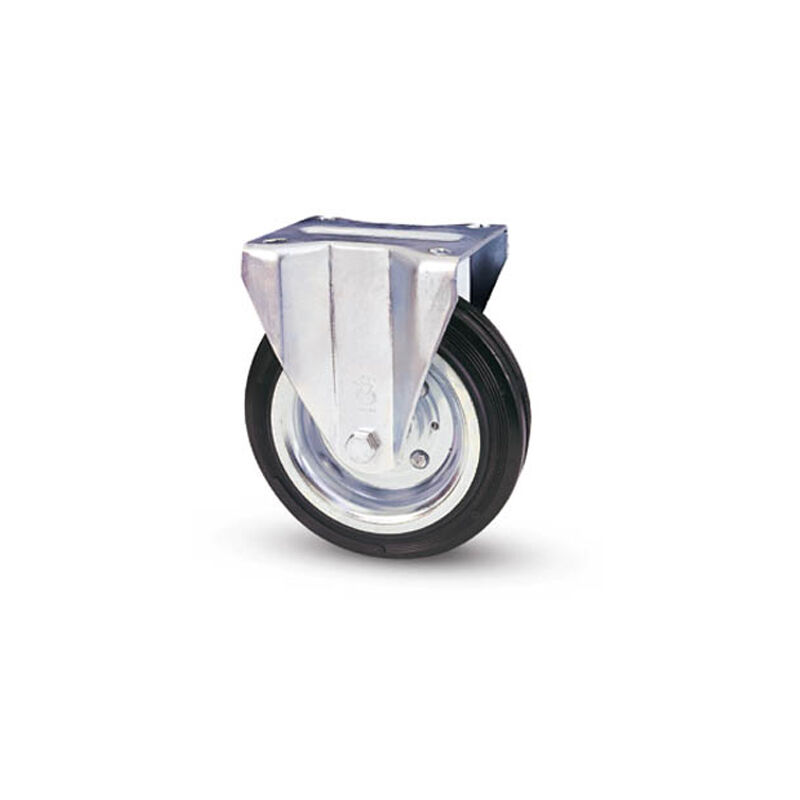 foto del prodotto ruota industriale staffa fissa mm 225 80a