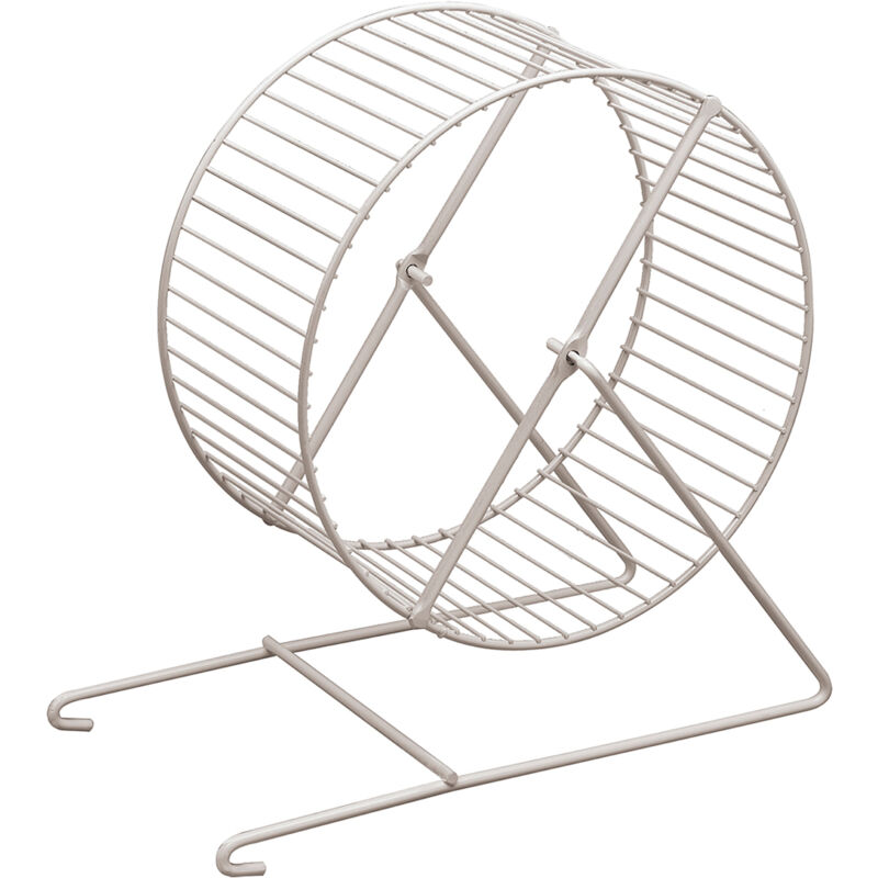foto del prodotto ruota l28 ruota per scoiattoli in metallo. variante l28 misure 24 x h 25 cm 20.5 cm ferplast