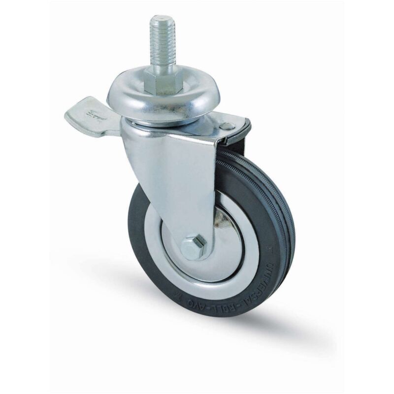 foto del prodotto ruota mobile art.155 bis b d. 80 perno 12ma freno