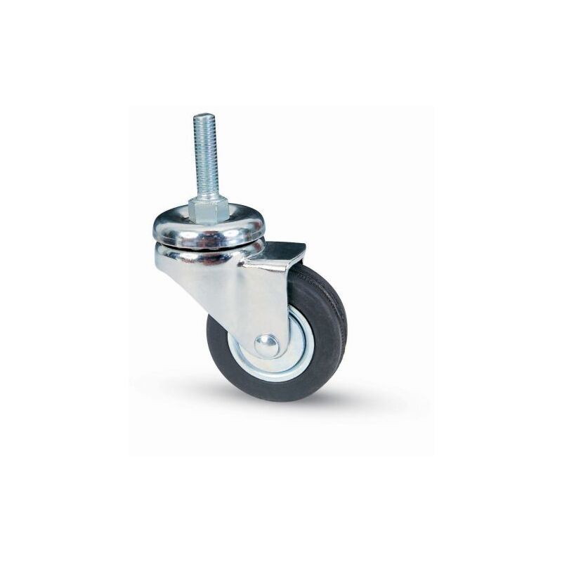 foto del prodotto ruota mobile d 40 mm gomma c cuscin 150 b per 8ma 20 pz