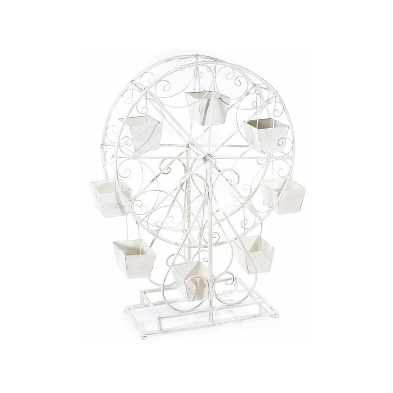 foto del prodotto ruota panoramica porta fiori complemento d arredo shabby chic per casa e negozi