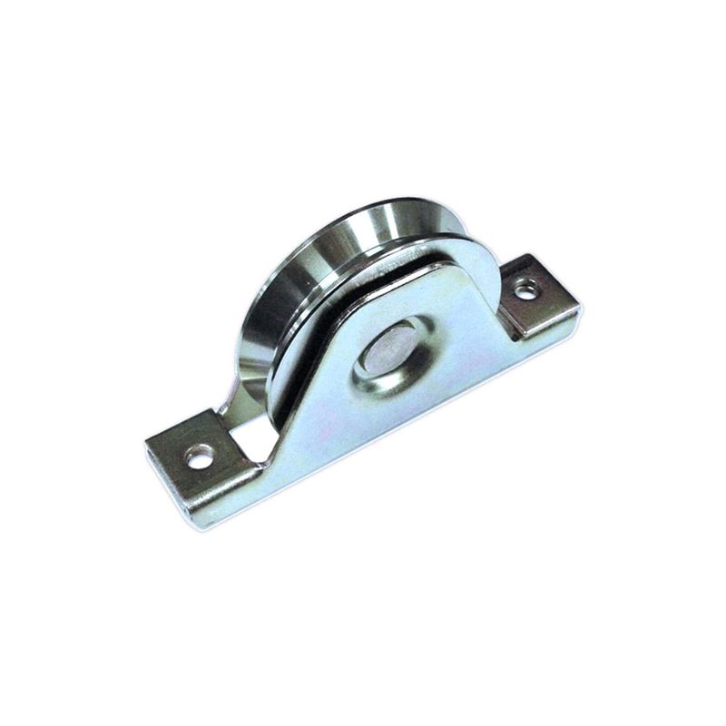 foto del prodotto ruota per cancelli supporto chiuso fc335 90mm gola v
