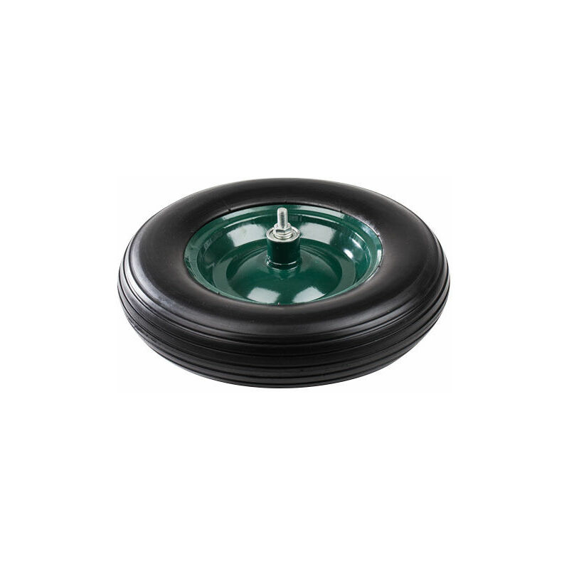 foto del prodotto ruota per carriola 4.80 4.00 8 antiforatura con cerchio misura cerchione 2.50x8