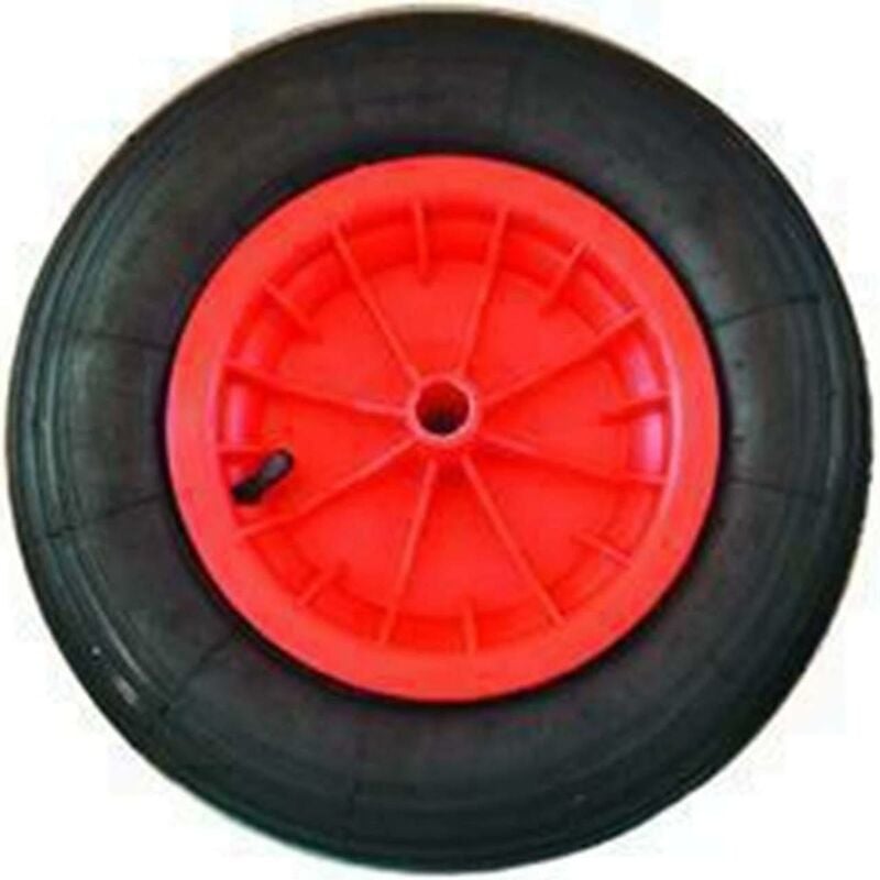 foto del prodotto ruota per carriola vigor penumatica 100 lt cerchio in plastica