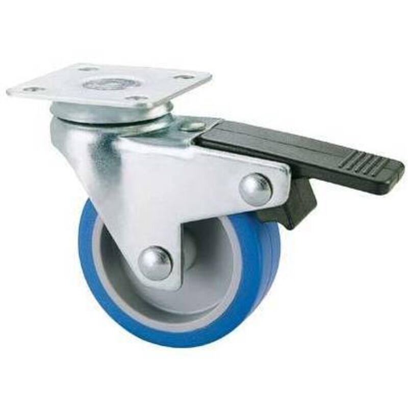 foto del prodotto ruota per mobili art. 221 bis 40 - piastra mm 40 x 40