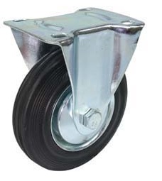 foto del prodotto ruota piastra fissa mm200 cusc.rulli special