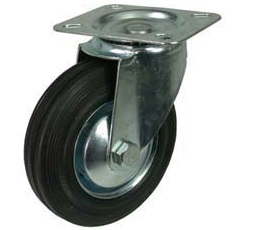 foto del prodotto ruota piastra girev. mm160 cusc.rulli special