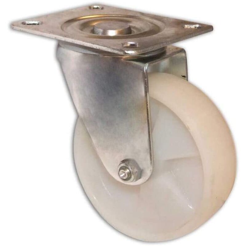 foto del prodotto ruota piroettante con piastradiametro 100mm masidef