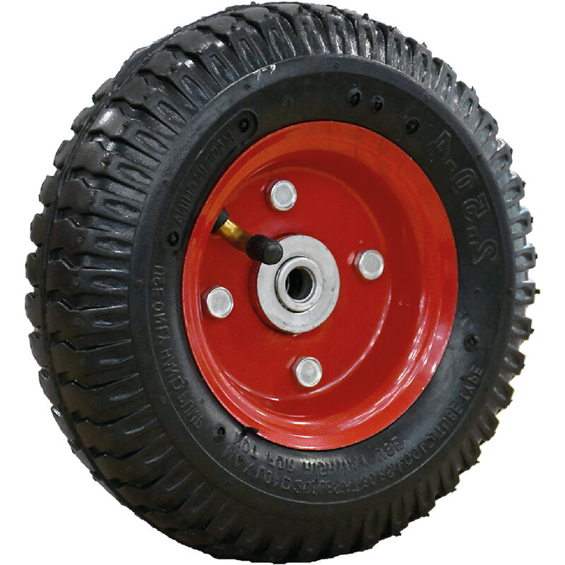 foto del prodotto ruota pneumatica per carrelli 260 mm foro 20 mm per carrello pala ribaltab.