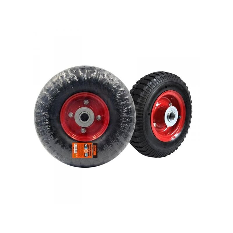 foto del prodotto ruota pneumatiche con boccola 4pr capacita peso fino 136kg diametro 250mm x spessore 70mm max 30psi ricambio per carretto e carriola