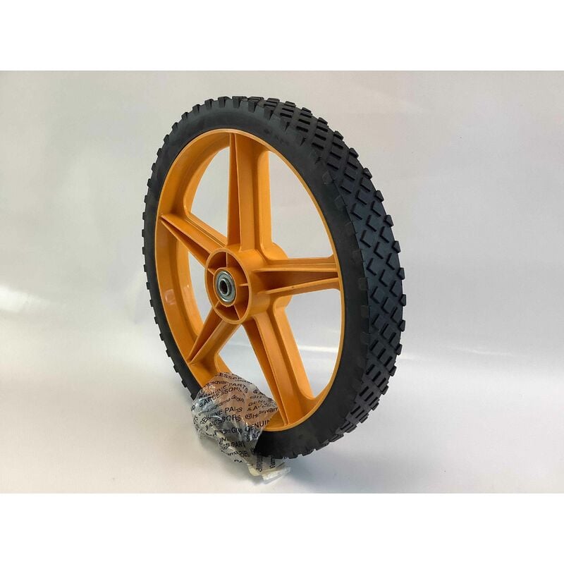 foto del prodotto ruota posteriore originale husqvarna mcculloch rasaerba promac 5553 sd