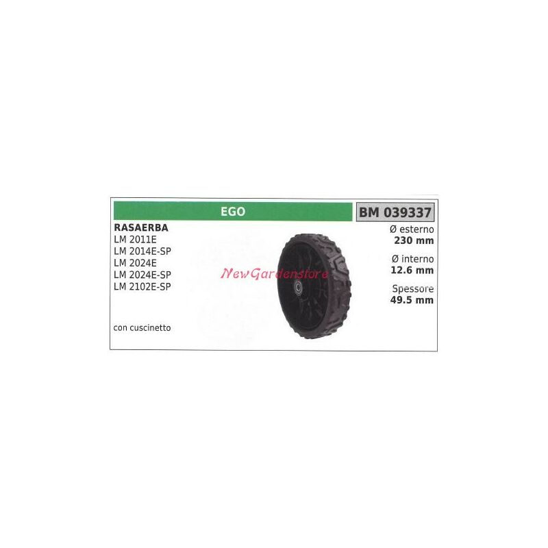 foto del prodotto ruota posteriore rasaerba tagliaerba tosaerba ego lm 2011e 2014e sp 039337