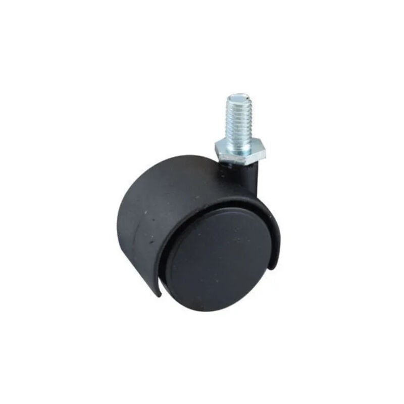 foto del prodotto ruota twiny d. 35 mm con mandrino filettato m8x12 mm, altezza 48 mm