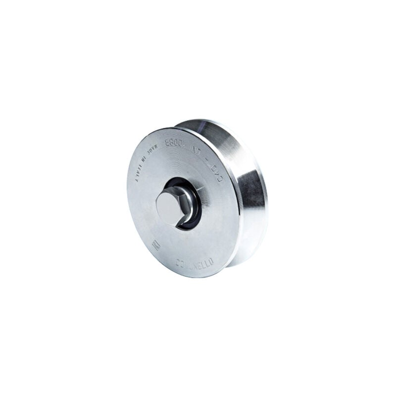 foto del prodotto ruote cancelli zincate a.305v mm.140