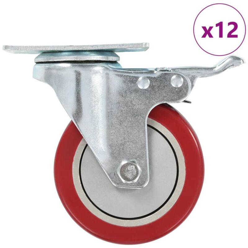 foto del prodotto ruote girevoli 12 pz 100 mm vidaxl