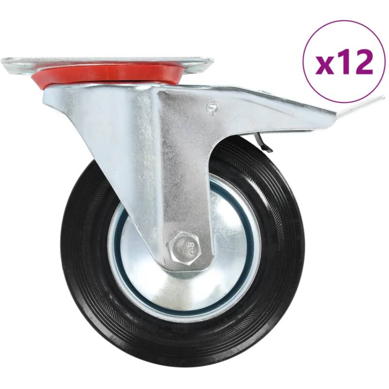 foto del prodotto ruote girevoli 12 pz 160 mm vidaxl