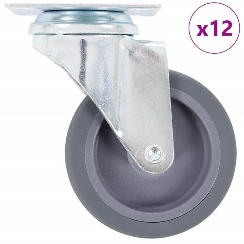 foto del prodotto ruote girevoli 12 pz 75 mm vidaxl